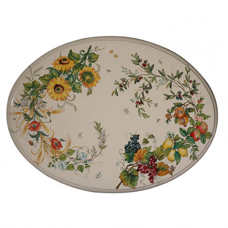 Toscano oval full pattern